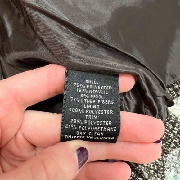 Mossimo Blazer Jacket womens brown full zip size small - Picture 8 of 9